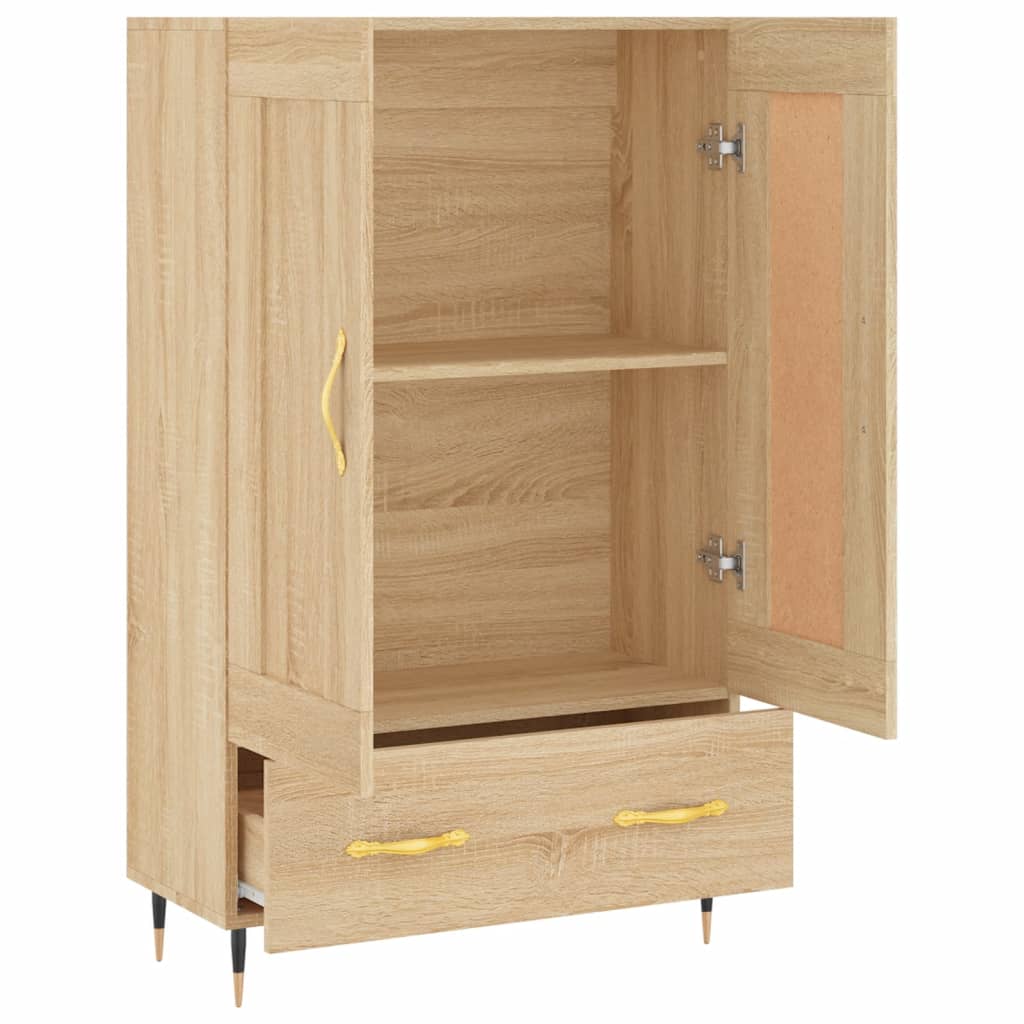 Highboard Sonoma Oak 69.5x31x115 cm Engineered Wood