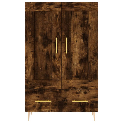 Highboard Smoked Oak 69.5x31x115 cm Engineered Wood