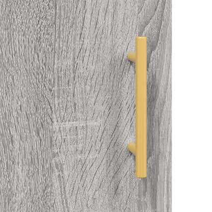 Highboard Grey Sonoma 69.5x31x115 cm Engineered Wood