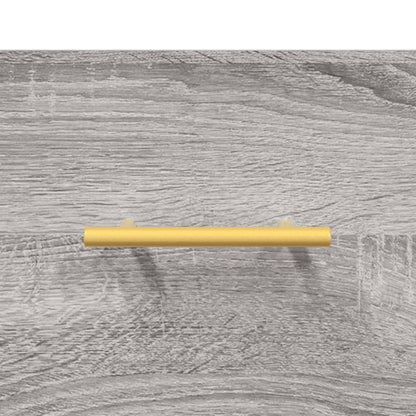 Highboard Grey Sonoma 69.5x31x115 cm Engineered Wood
