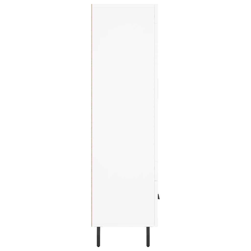 Highboard White 69.5x31x115 cm Engineered Wood