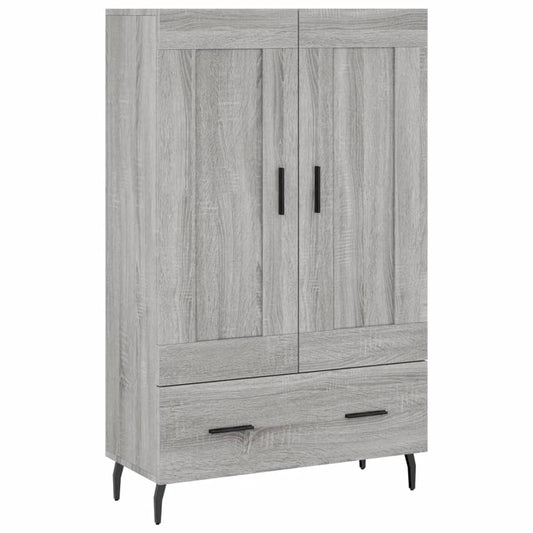 Highboard Grey Sonoma 69.5x31x115 cm Engineered Wood