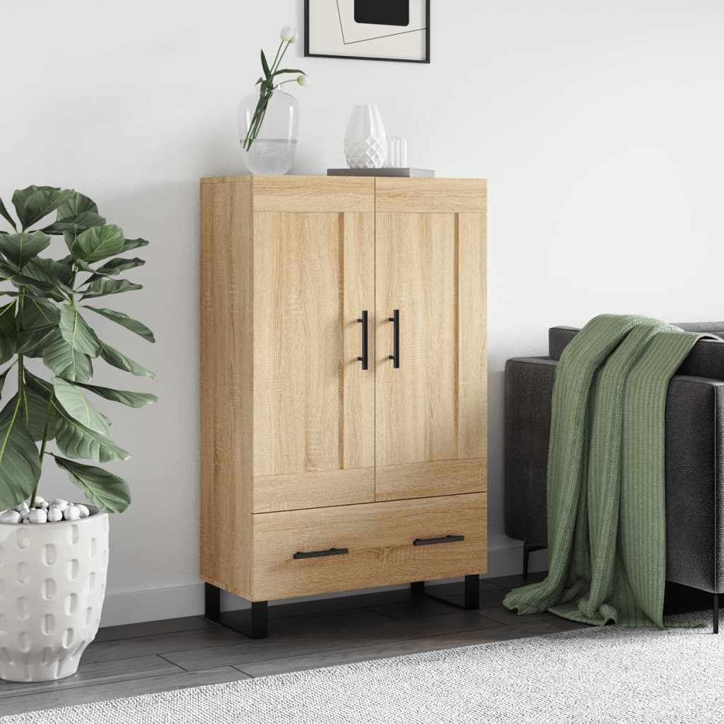 Highboard Sonoma Oak 69.5x31x115 cm Engineered Wood