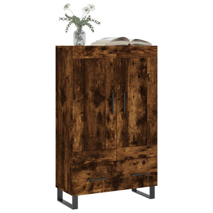 Highboard Smoked Oak 69,5x31x115 cm Engineered Wood