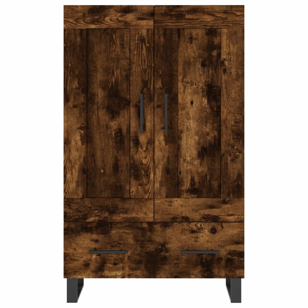 Highboard Smoked Oak 69,5x31x115 cm Engineered Wood