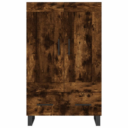 Highboard Smoked Oak 69,5x31x115 cm Engineered Wood