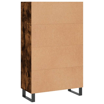 Highboard Smoked Oak 69,5x31x115 cm Engineered Wood
