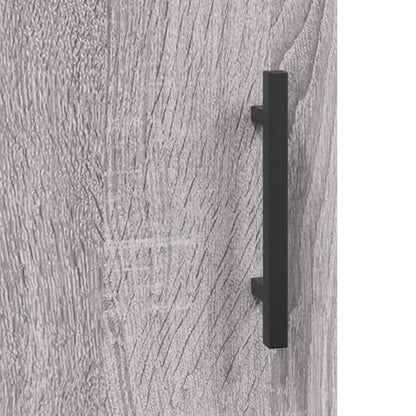 Highboard Grey Sonoma 69.5x31x115 cm Engineered Wood