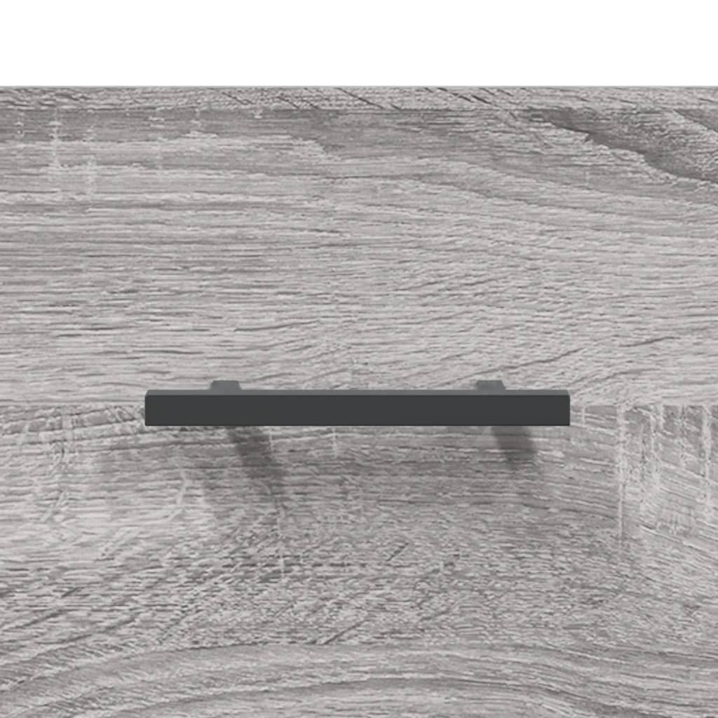 Highboard Grey Sonoma 69.5x31x115 cm Engineered Wood