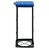 Rubbish Bag Holders 2 pcs Black and Blue 60 L PP