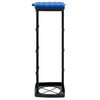 Rubbish Bag Holders 2 pcs Black and Blue 120 L PP
