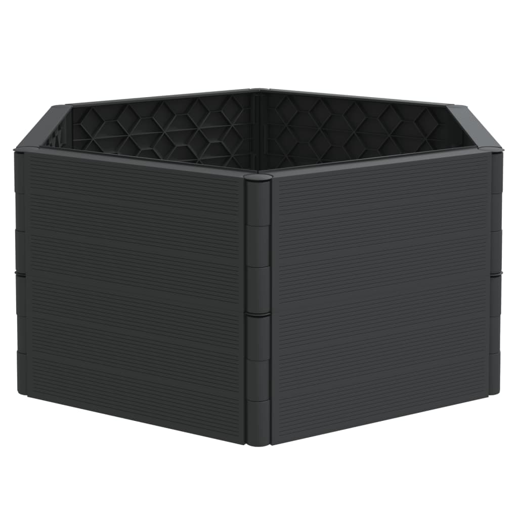 Garden Planter Anthracite PP