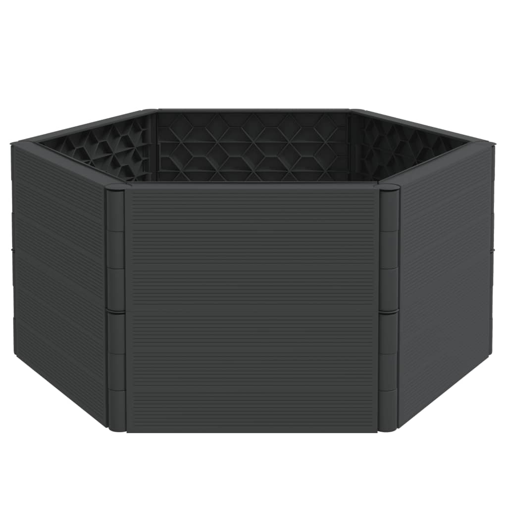 Garden Planter Anthracite PP