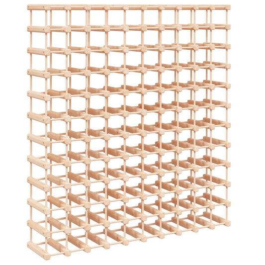 Wine Rack for 120 Bottles 112.5x23x123.5 cm Solid Wood Pine