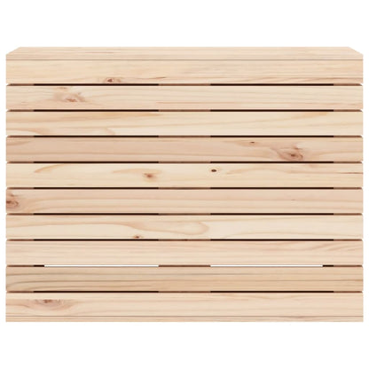 Laundry Basket 88.5x44x66 cm Solid Wood Pine