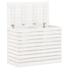 Laundry Basket White 88.5x44x66 cm Solid Wood Pine