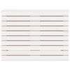 Laundry Basket White 88.5x44x66 cm Solid Wood Pine