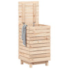 Laundry Basket 44x44x76 cm Solid Wood Pine