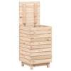 Laundry Basket 44x44x76 cm Solid Wood Pine