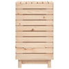 Laundry Basket 44x44x76 cm Solid Wood Pine