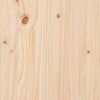 Laundry Basket 44x44x76 cm Solid Wood Pine