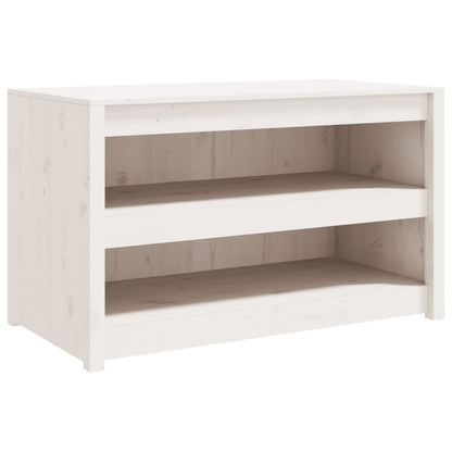Outdoor Kitchen Cabinet MEPPEL White 106x55x64 cm Solid Wood Pine