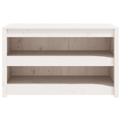 Outdoor Kitchen Cabinet MEPPEL White 106x55x64 cm Solid Wood Pine