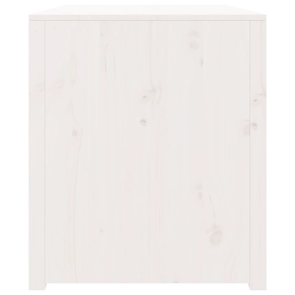 Outdoor Kitchen Cabinet MEPPEL White 106x55x64 cm Solid Wood Pine