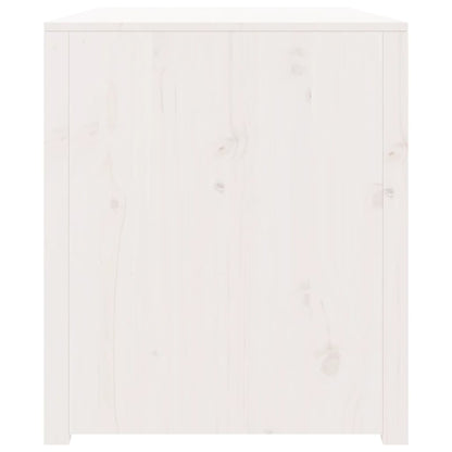 Outdoor Kitchen Cabinet MEPPEL White 106x55x64 cm Solid Wood Pine