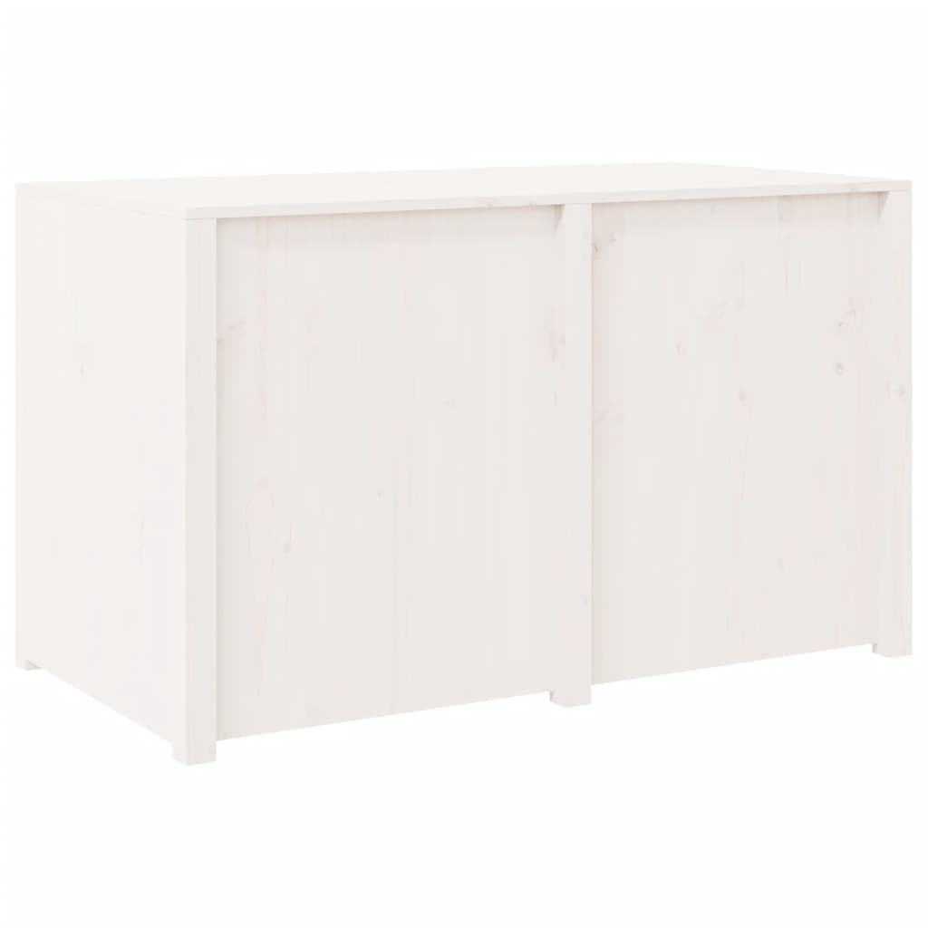 Outdoor Kitchen Cabinet MEPPEL White 106x55x64 cm Solid Wood Pine
