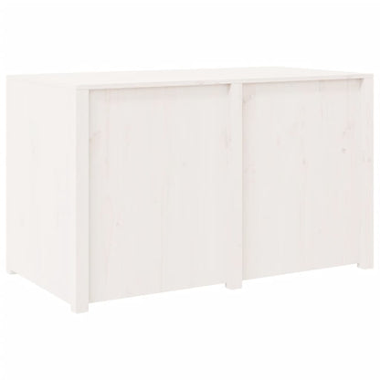 Outdoor Kitchen Cabinet MEPPEL White 106x55x64 cm Solid Wood Pine