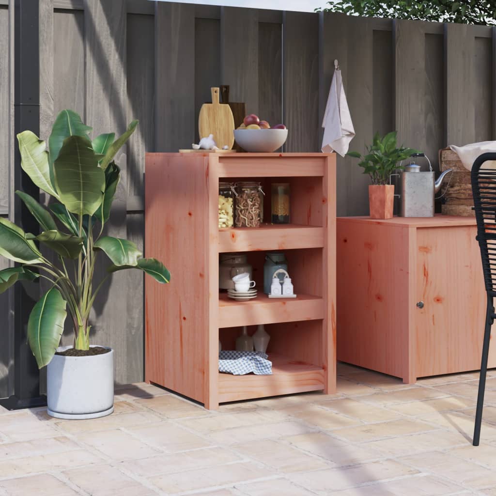 Outdoor Kitchen Cabinet MEPPEL 55x55x92 cm Solid Wood Douglas
