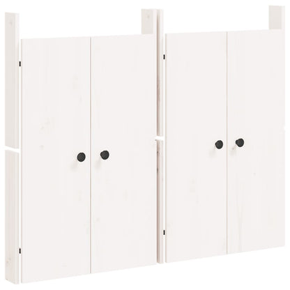 Outdoor Kitchen Doors MEPPEL 2 pcs White 50x9x82 cm Solid Wood Pine
