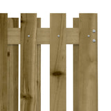 Garden Planter with Fence Design 70x70x70 cm Impregnated Wood Pine