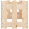 Garden Raised Bed with Fence Design 200x30x30 cm Solid Wood Pine