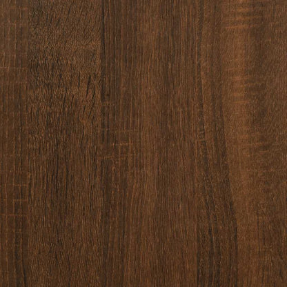 Coffee Table Brown Oak 58x58x40 cm Engineered Wood