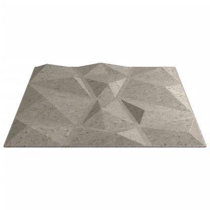 Wall Panels 24 pcs Concrete Grey 50x50 cm XPS 6 m² Diamond