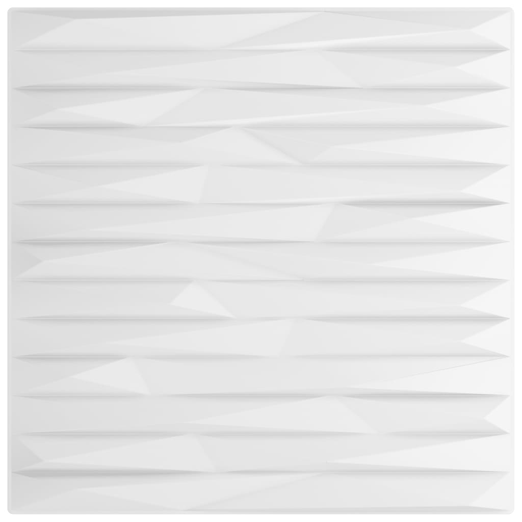 Wall Panels 12 pcs White 50x50 cm XPS 3 m² Stone