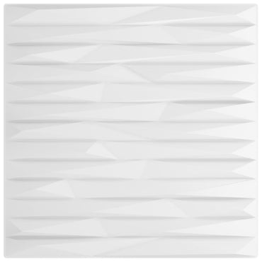 Wall Panels 12 pcs White 50x50 cm XPS 3 m² Stone