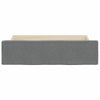 Bed Storage Drawers 2 pcs Dark Grey Engineered Wood and Fabric