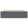 Bed Storage Drawers 2 pcs Dark Grey Engineered Wood and Velvet