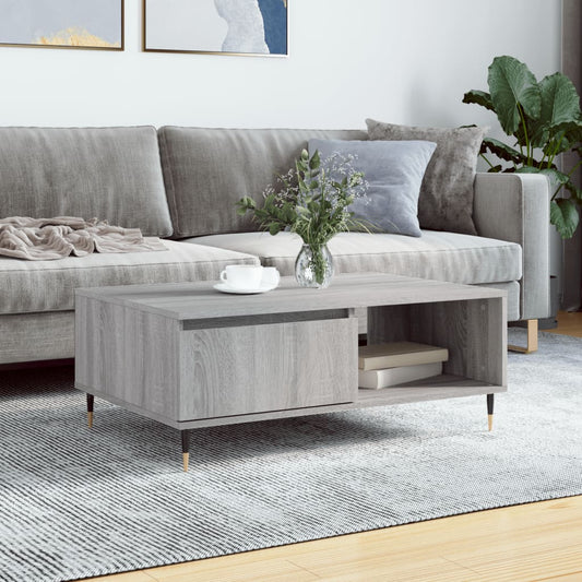 Coffee Table Grey Sonoma 90x60x35 cm Engineered Wood