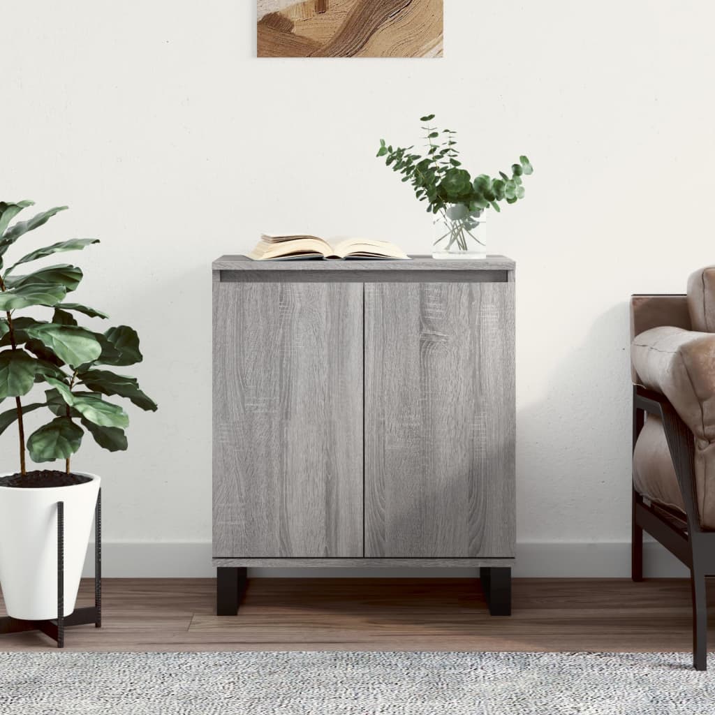 Sideboard Grey Sonoma 60x35x70 cm Engineered Wood