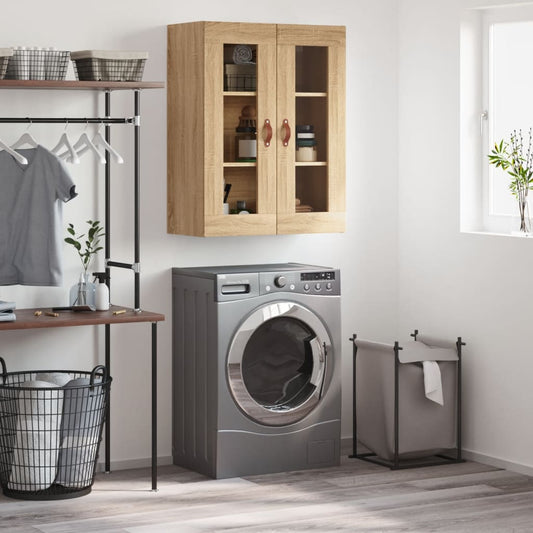Wall Mounted Cabinet Sonoma Oak 69.5x34x90 cm