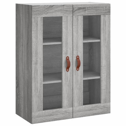 Wall Mounted Cabinet Grey Sonoma 69.5x34x90 cm