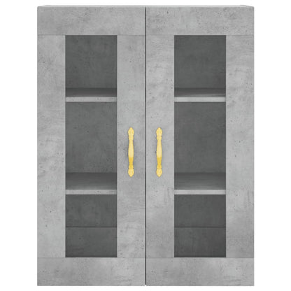 Wall Mounted Cabinet Concrete Grey 69.5x34x90 cm