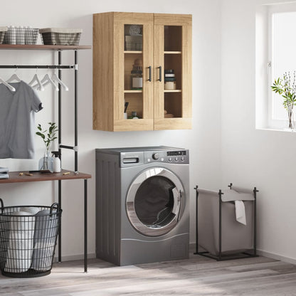 Wall Mounted Cabinet Sonoma Oak 69.5x34x90 cm