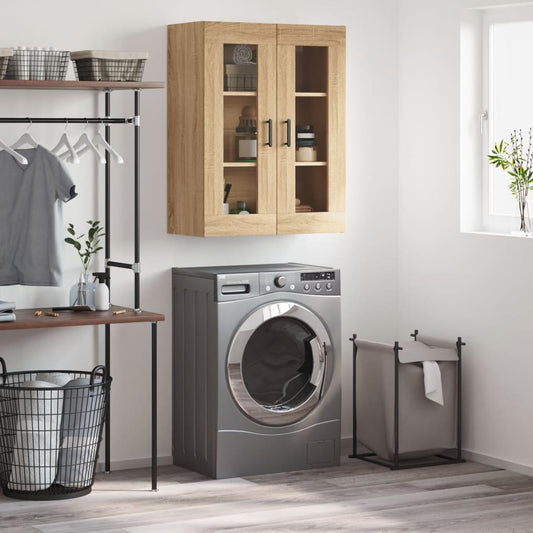 Wall Mounted Cabinet Sonoma Oak 69.5x34x90 cm