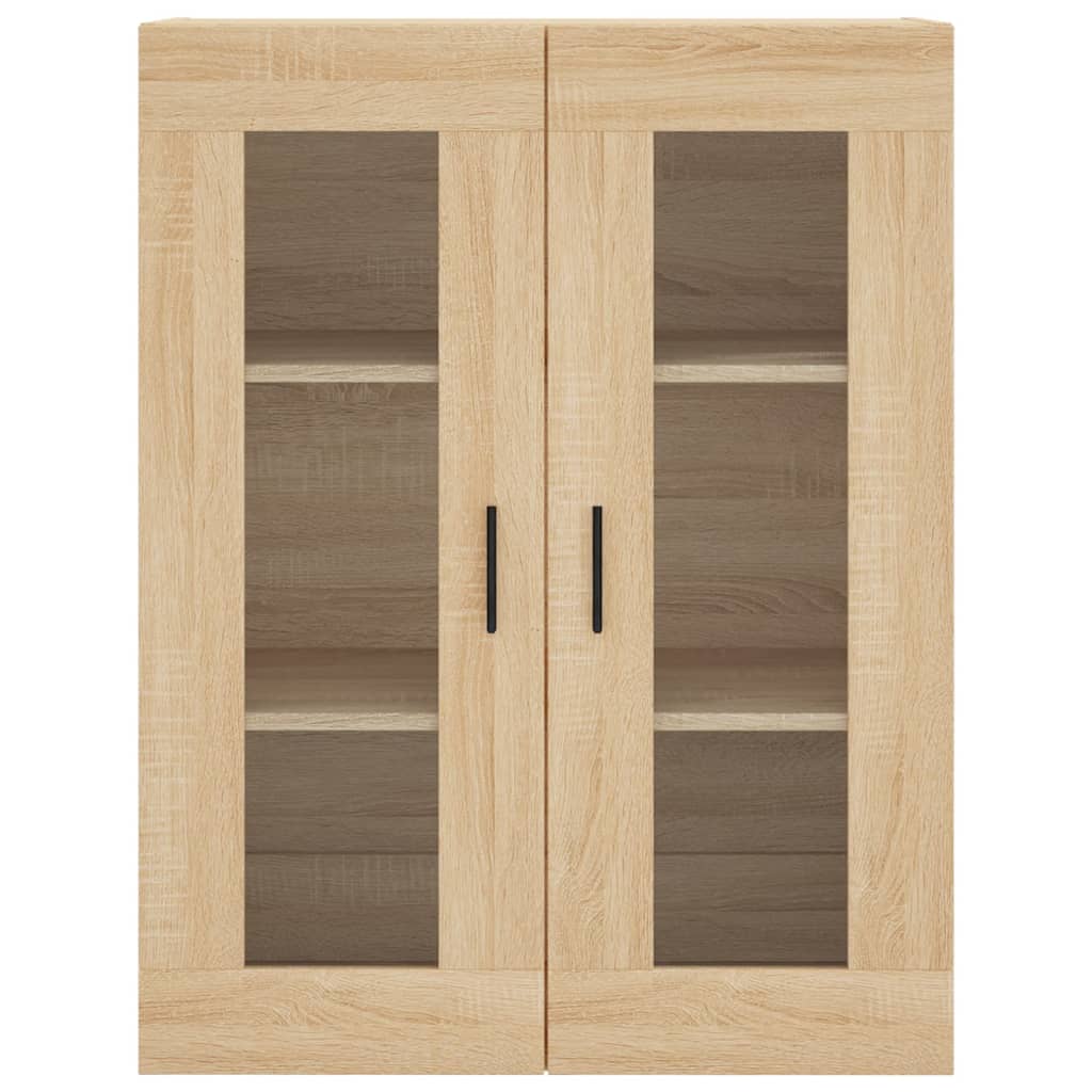 Wall Mounted Cabinet Sonoma Oak 69.5x34x90 cm