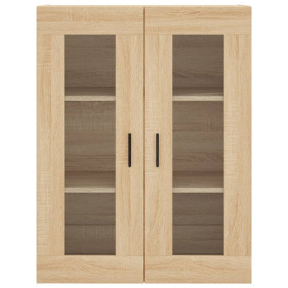 Wall Mounted Cabinet Sonoma Oak 69.5x34x90 cm